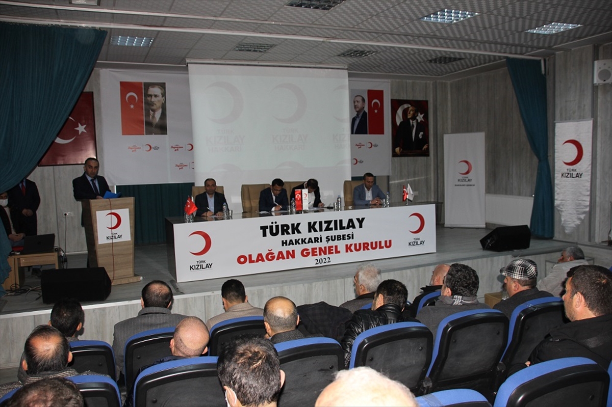 Kızılay Hakkari Şube Başkanlığına yeniden Recep Bozkurt seçildi