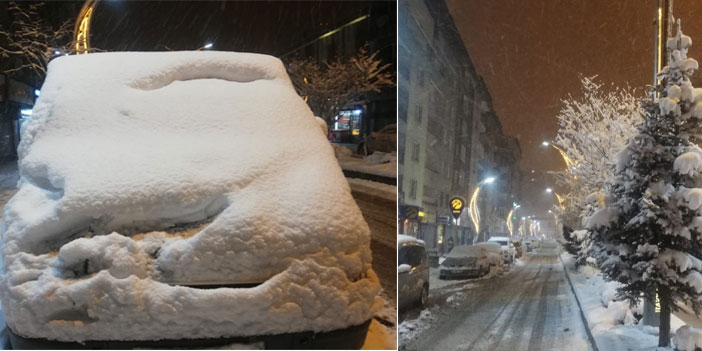Hakkari'de kar yağışı etkisini sürdürüyor