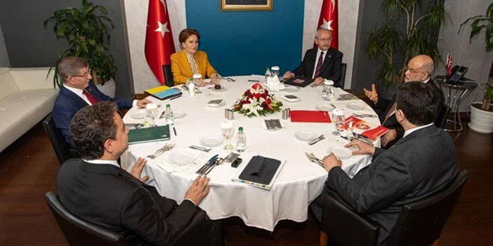 Altı muhalefet lideri ikinci kez buluştu