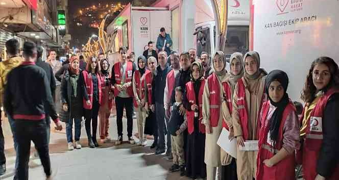 Hakkari'de kan bağışı kampanyası