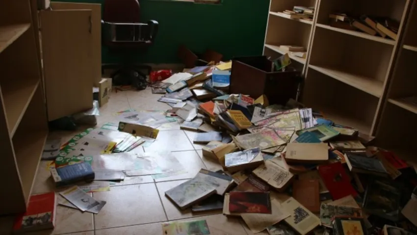 HDP ilçe binasına baskın