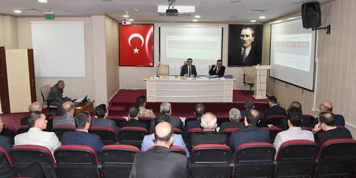 Hakkari'de 2. Dönem İl Koordinasyon Kurulu Toplantısı yapıldı