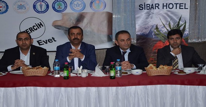 Sağlık-Sen Genel Başkanı Metin Memiş Hakkari'de konuştu