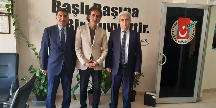 Hakkari Defterdarı Mehmet Ar'dan HGC'ye veda ziyareti