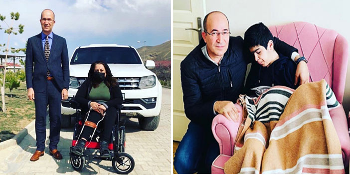 Başkan Büyüksu engellileri unutmadı