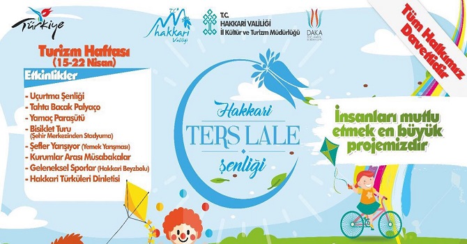 Hakkari'de Ters Lale Şenliği düzenleniyor