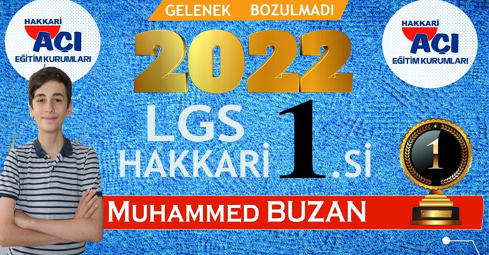 Hakkari Açı Eğitim Kurumları Yine Zirvede
