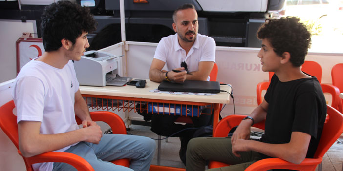 Özel Kural Okulları Hakkari'de LGS tercih çadırı kurdu