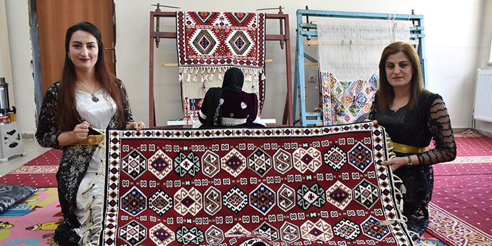 Hakkari kiliminin her motifi ayrı bir anlam taşıyor