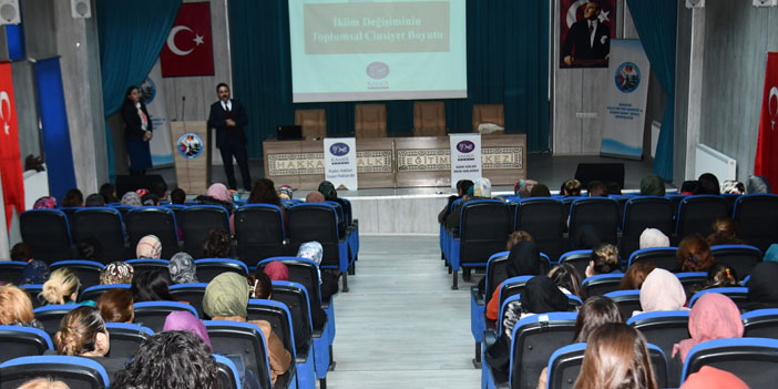 Hakkari'de İklim Değişikliğinin Toplumsal Cinsiyet Boyutu semineri