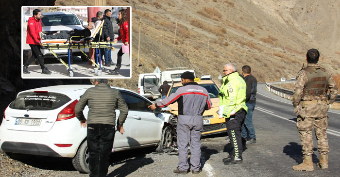 Hakkari Van karayolunda kaza: 1 ölü, 13 yaralı