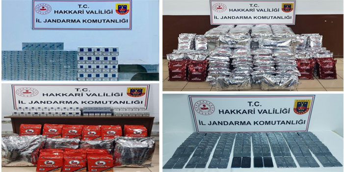 Hakkari'de kaçakçılık operasyonu