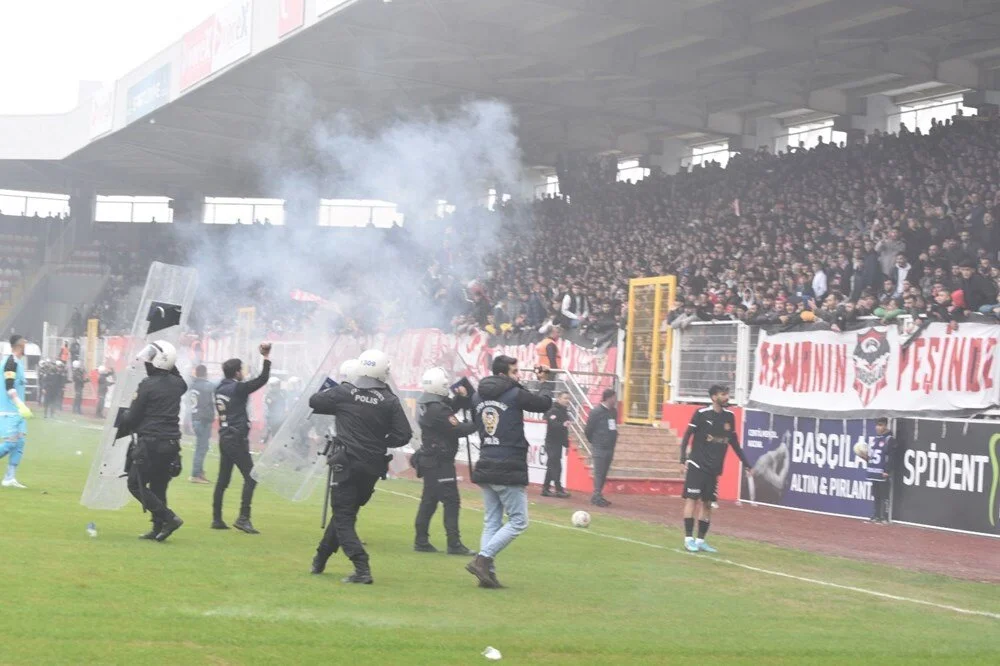 Batman'da olaylı maç