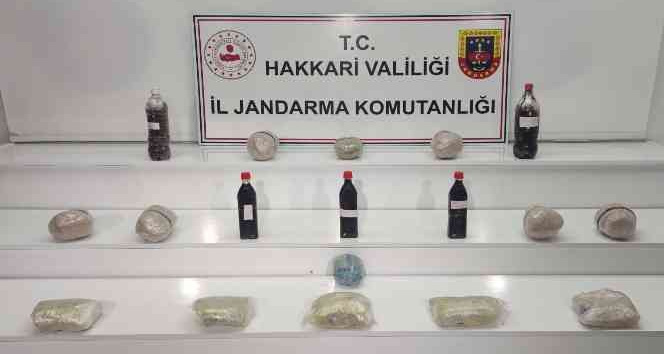 Yüksekova'da 17 kilo 500 gram uyuşturucu ele geçirildi