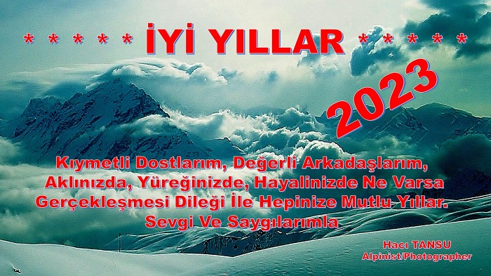 Hakkarli Dağcı Hacı Tansu'dan Yeni Yıl Mesajı