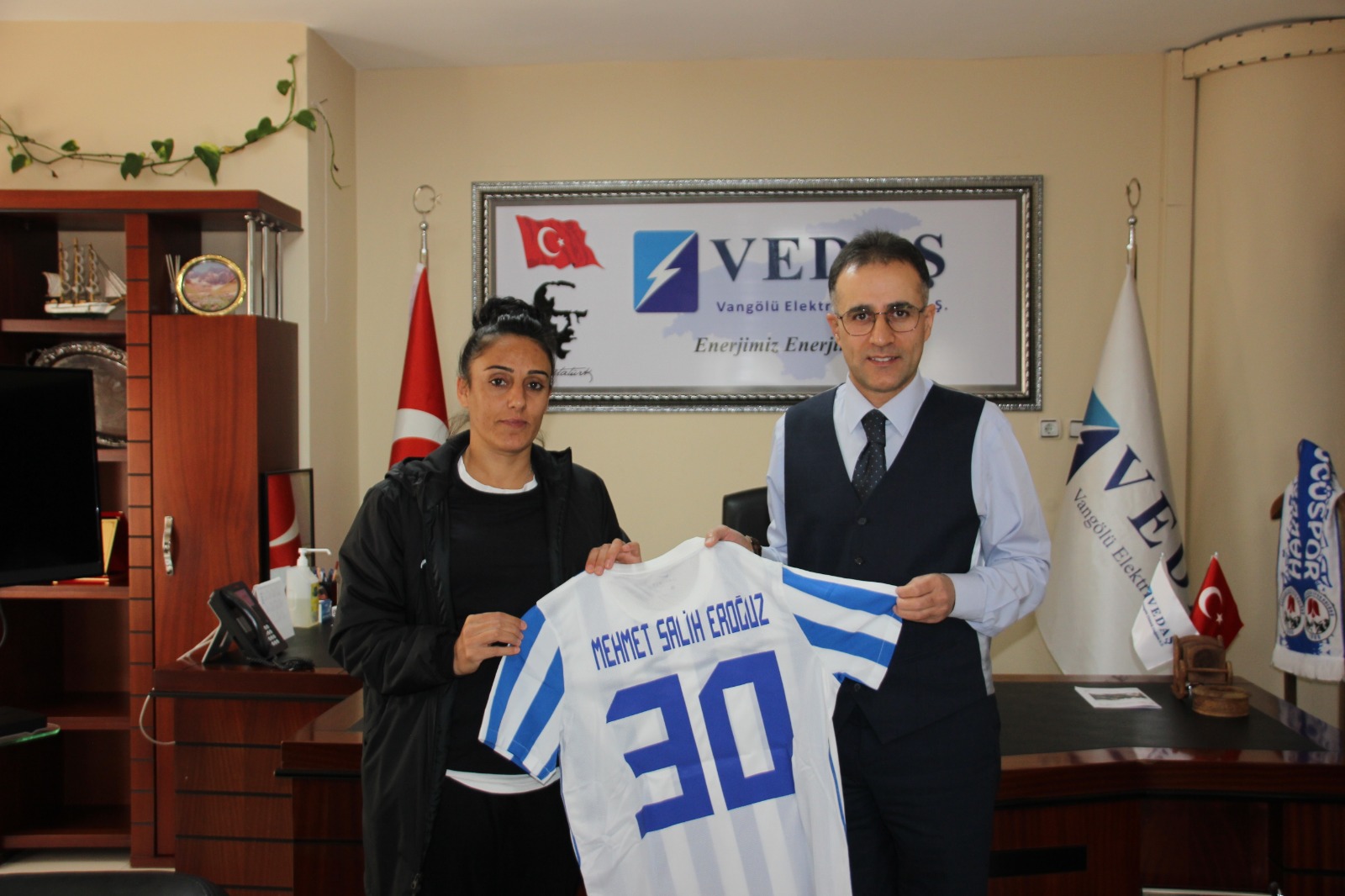 Hakkarigücü'nden Eroğuz'a ziyaret