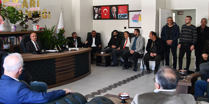 CHP'nin yeni İl Başkanı Tunç'a tebrik ziyaretleri devam ediyor