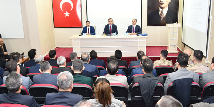 Hakkari İl Koordinasyon toplantısı yapıldı