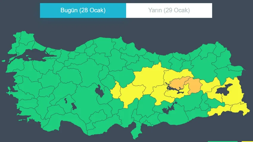 Meteoroloji'den Hakkari için kar uyarısı
