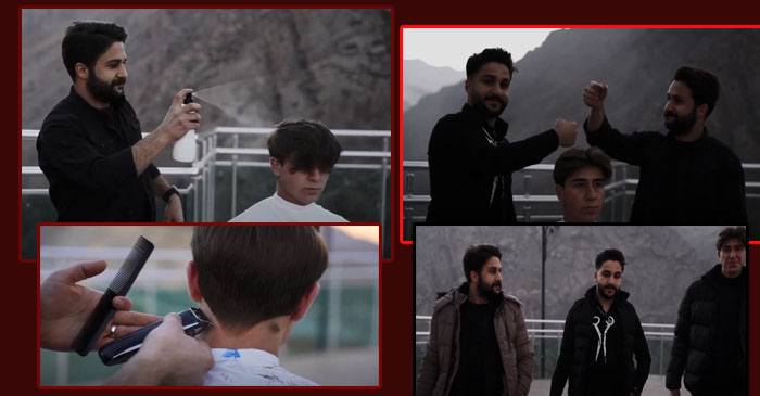 Kuaför Harun Ve Reşit kardeşlerin çektiği klip binlerce kişi izledi