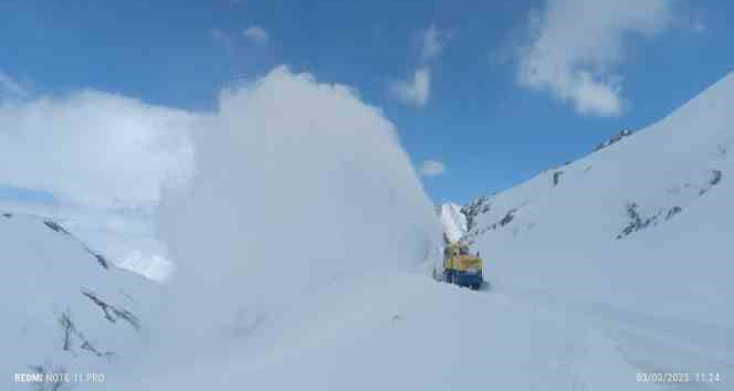 Hakkari'de kar yağışı; 294 yerleşim yerine ulaşım yok