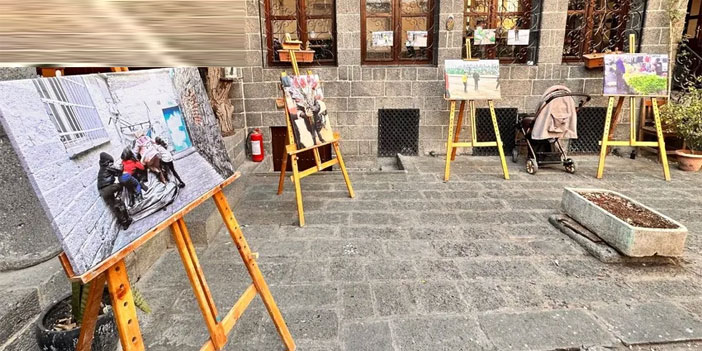 Çocuk işçilere çocuk objektifinden bakan sergi