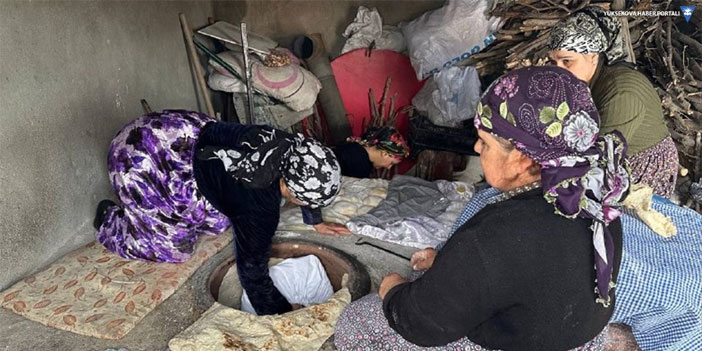 Yüksekova ve Şemdinli'de tandırlar depremzedeler için yakıldı