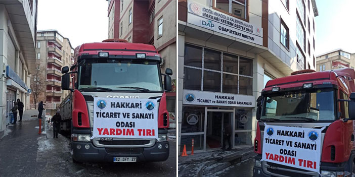 HATSO'nun yardım TIR'ı deprem bölgesinde