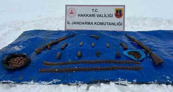 Silah ve mühimmat ele geçirildi