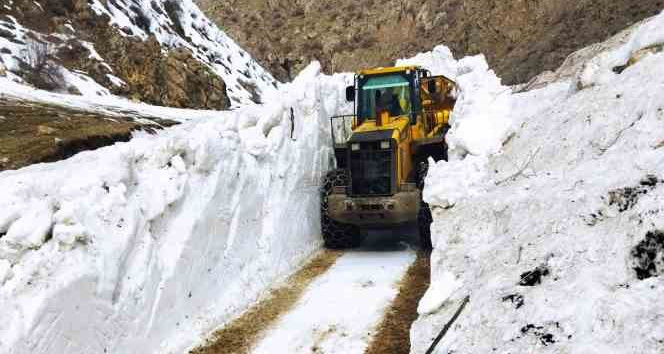 İran sınırında karla mücadele