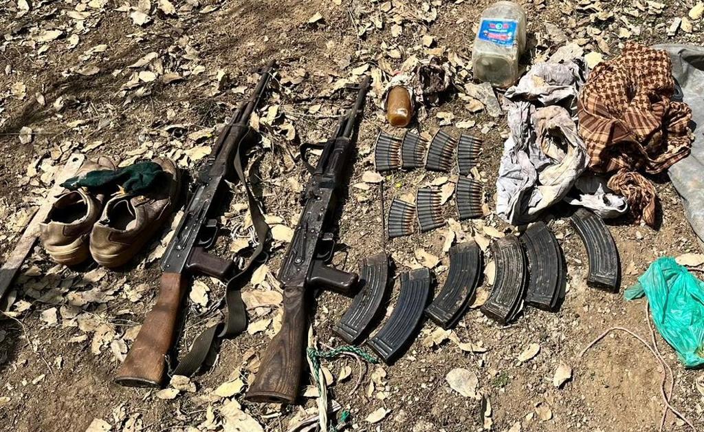 Hakkari'de silah ve mühimmat ele geçirildi