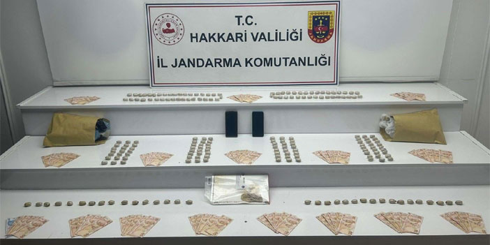 Yüksekova'da 2 kişi uyuşturucudan gözaltına alındı