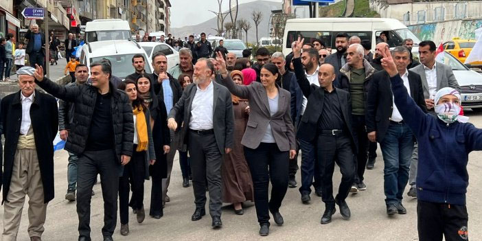 Yeşil Sol Parti'nin Şemdinli seçim bürosu açıldı