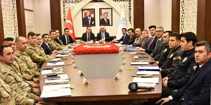 Hakkari'de seçim güvenliği toplantısı yapıldı