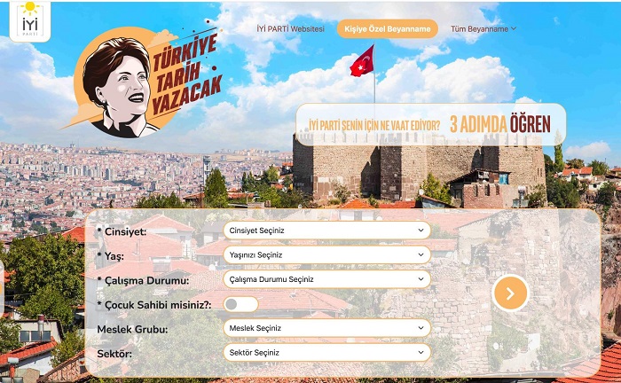 İYİ Parti'den kişiye özel seçim beyannamesi!