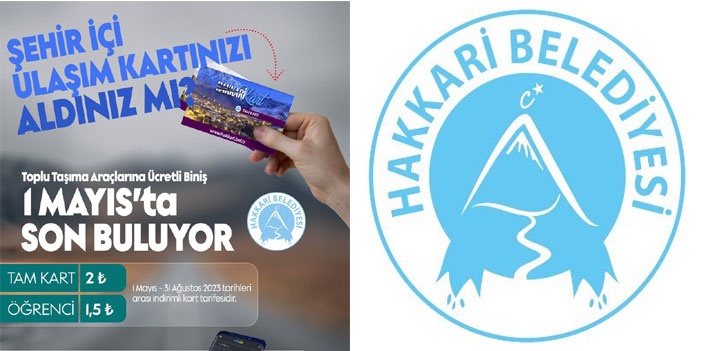 Hakkari Belediyesinden önemli duyuru