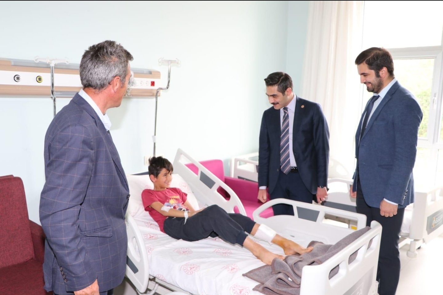 Kaymakam Işık'tan hastane ziyareti