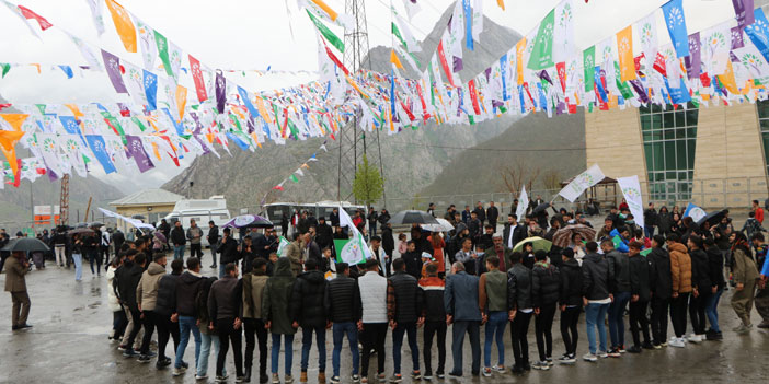 Yeşil Sol Parti Hakkari Mitingi başlıyor