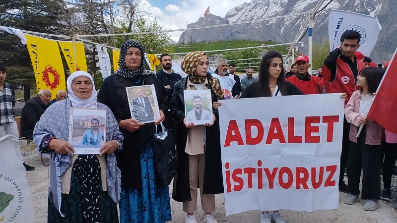 Hakkarili öğretmenler için ‘Adalet Nöbeti' 36. Gününde