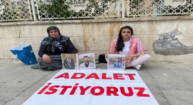 Hakkari'de 'Adalet Nöbeti' devam ediyor