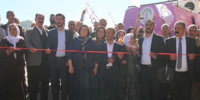 Yeşil Sol Parti, Esendere'de seçim ofisi açtı!