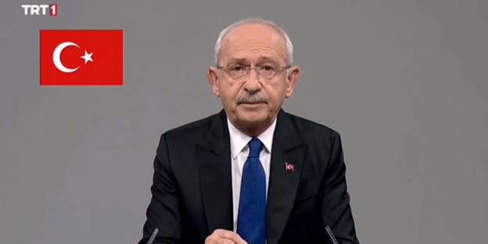 Kılıçdaroğlu TRT'deki propaganda konuşmasında kuruma yüklendi: 'TRT gerçekleri gizliyor'