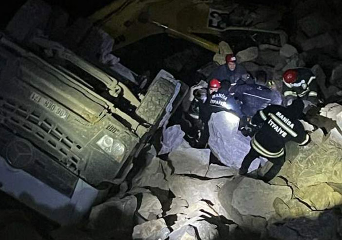 Madende göçük: 1 ölü