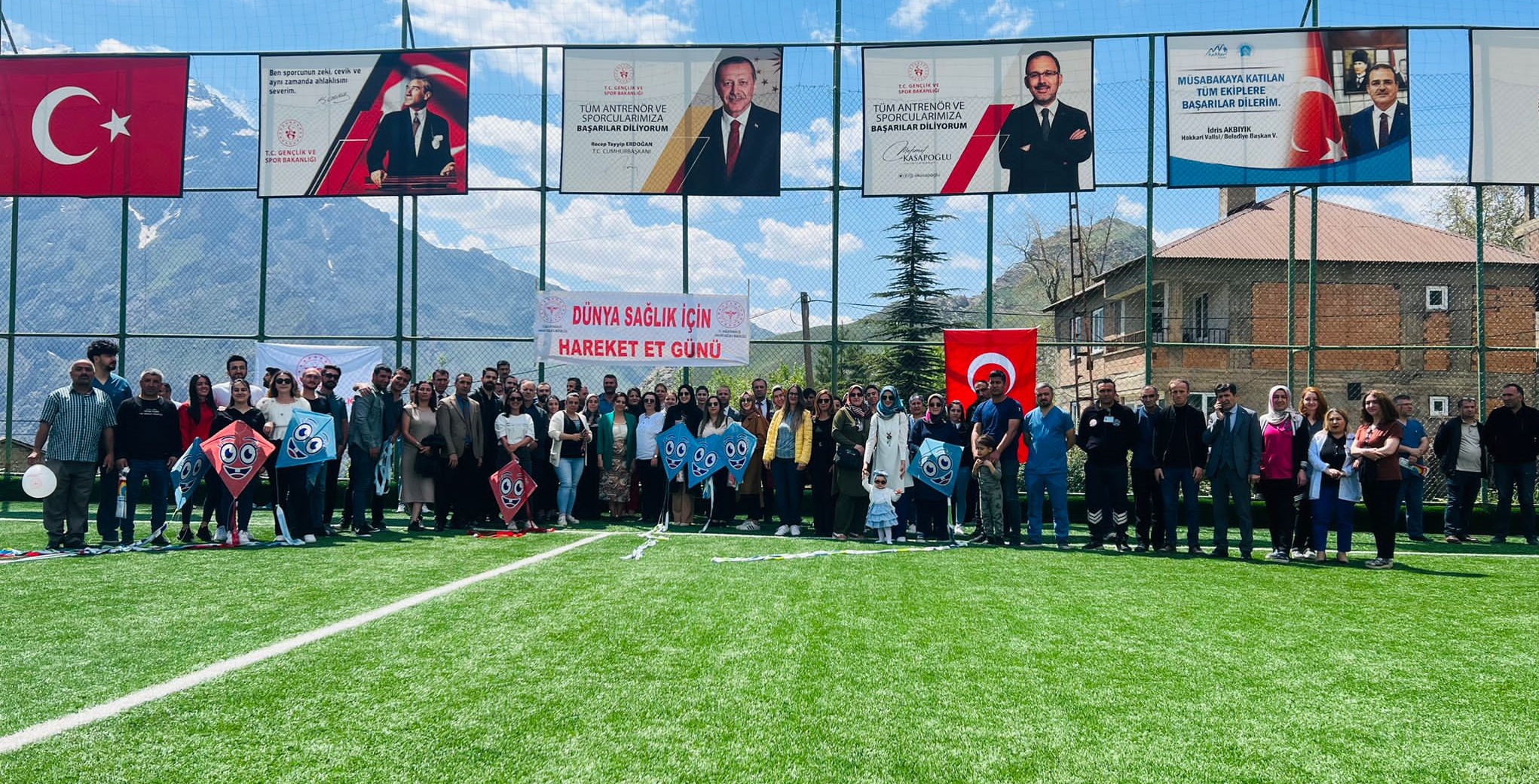 Hakkari'de 'Sağlık için Hareket' etkinliği