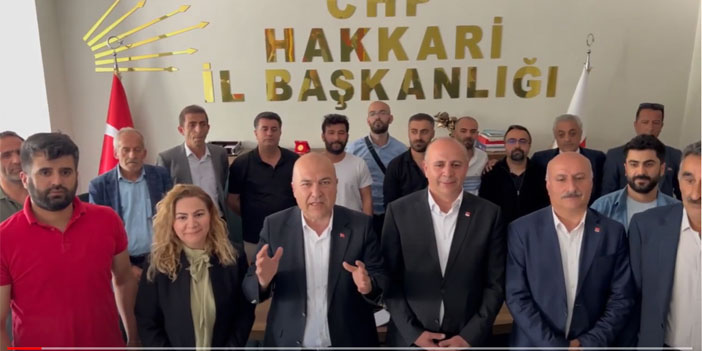 CHP'li Bakan'dan Hakkari'ye seçim teşekkürü!