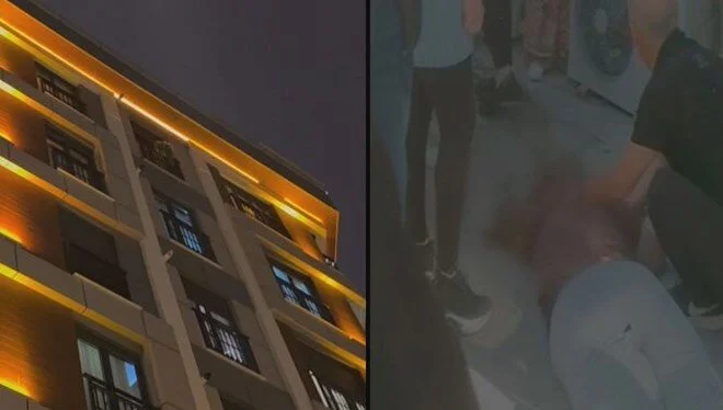 Sokaktaki kavgayı izlerken camdan düştü