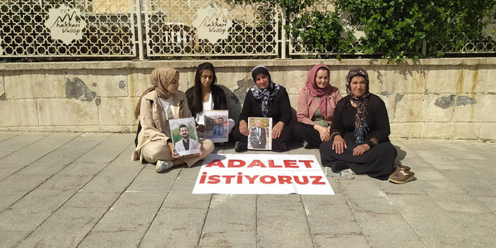 Hakkarili ailelerin 'Adalet' talebi sürüyor