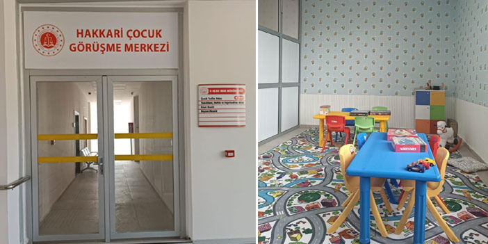 Hakkari'de çocuk görüşme merkezi faaliyette