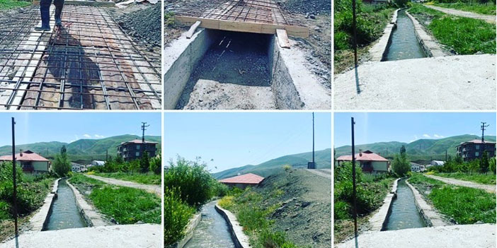 Esendere'de sulama kanalları onarılıyor