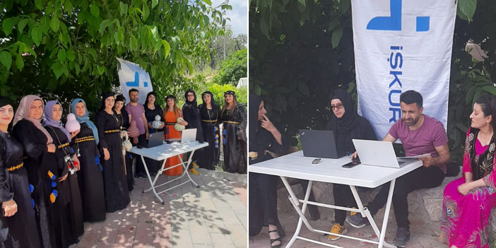 Hakkari İŞKUR bilgilendirme standı açtı